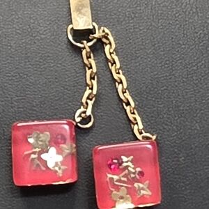 Louis Vuitton Porte Cles Speedy Inclusion bag charm and key holder in a red/pink